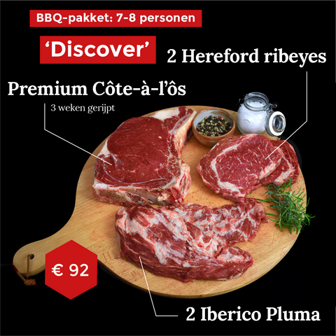 Discover-BBQ-pakket | 'Onze bestsellers' | 7-8 personen